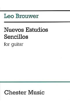 Coperta cărții 'Nuevos Estudios Sencillos: For Guitar - Leo Brouwer'