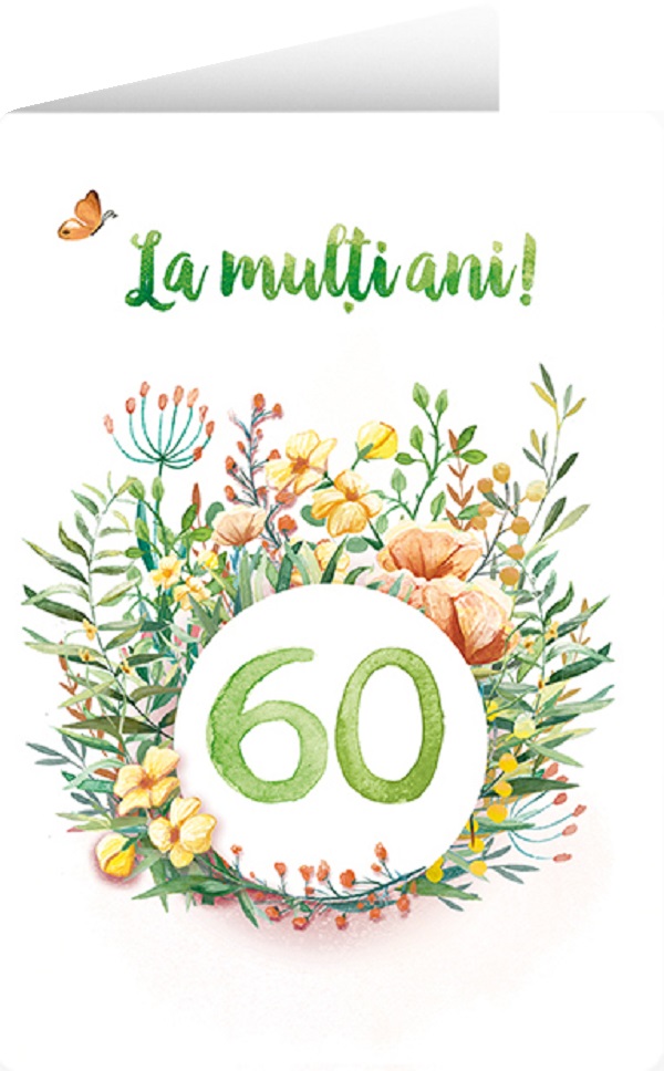 Felicitare: La multi ani! 60 de ani