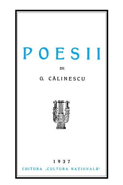 Poesii - G. Calinescu