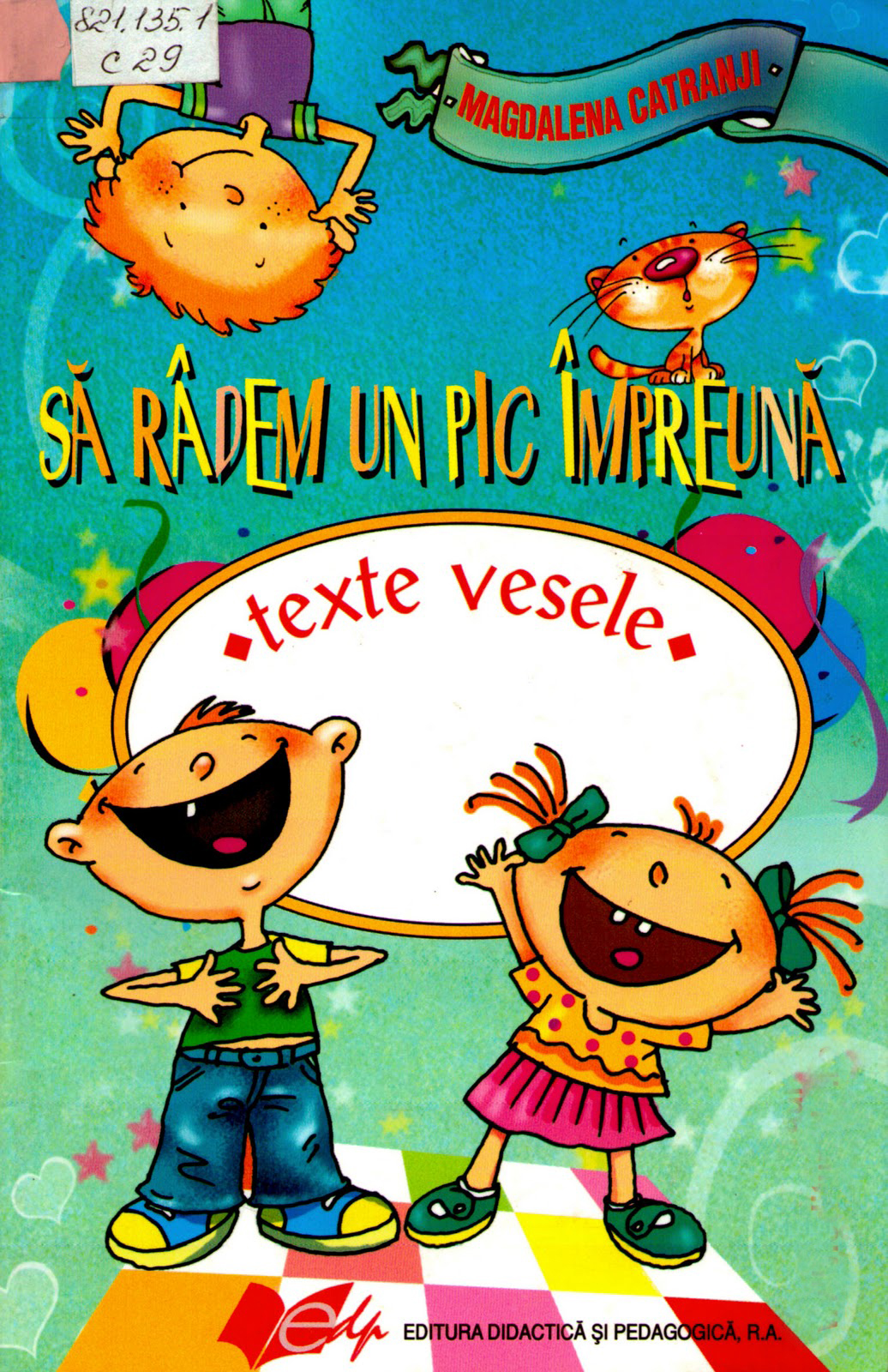 Coperta cărții 'Sa radem un pic impreuna. Texte vesele - Magdalena Catranji'