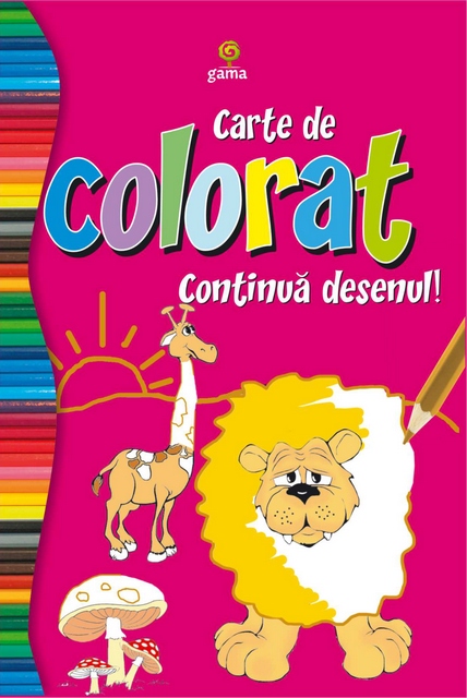 Carte de colorat - Continua desenul!