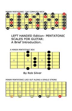 Coperta cărții 'LEFT HANDED Edition- Pentatonic Scales for Guitar: A Brief Introduction - Rob Silver'