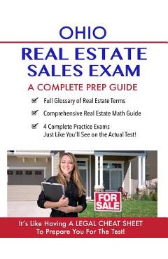Coperta cărții 'Ohio Real Estate Exam A Complete Prep Guide: Principles, Concepts And 400 Practi - Real Estate Continuing Education'