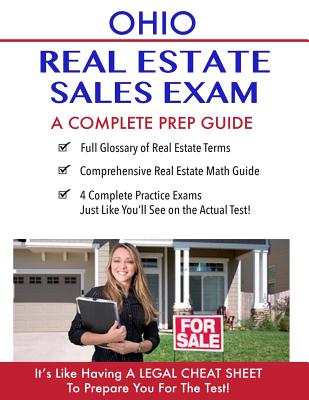Coperta cărții 'Ohio Real Estate Exam A Complete Prep Guide: Principles, Concepts And 400 Practi - Real Estate Continuing Education'