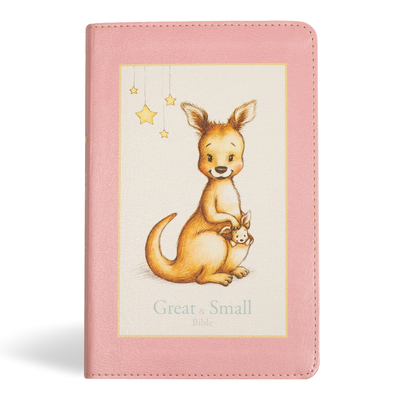 KJV Great and Small Bible, Pink Leathertouch: A Keepsake Bible for Babies - Holman Bible Publishers