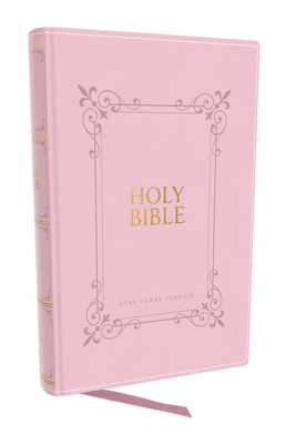 KJV Holy Bible: Large Print with 53,000 Center-Column Cross References, Pink Leathersoft, Red Letter, Comfort Print (Thumb Indexed): King James Versio - Thomas Nelson