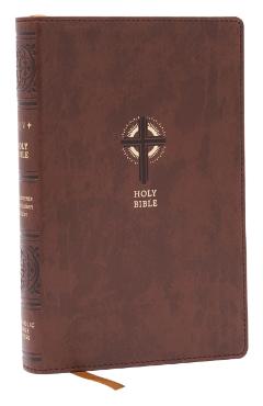 Poza produsului Nrsvce Sacraments of Initiation Catholic Bible, Brown Leathersoft, Comfort Print - Catholic Bible Press
