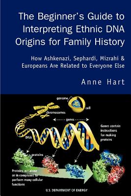Coperta cărții 'The Beginner's Guide to Interpreting Ethnic DNA Origins for Family History: How Ashkenazi, Sephardi, Mizrahi &'