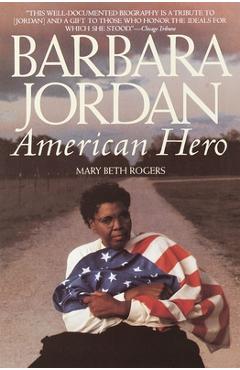 Coperta cărții 'Barbara Jordan: American Hero - Mary Beth Rogers'