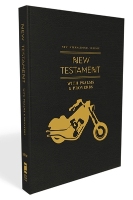 Niv, New Testament with Psalms and Proverbs, Pocket-Sized, Paperback, Black Motorcycle, Comfort Print - Zondervan