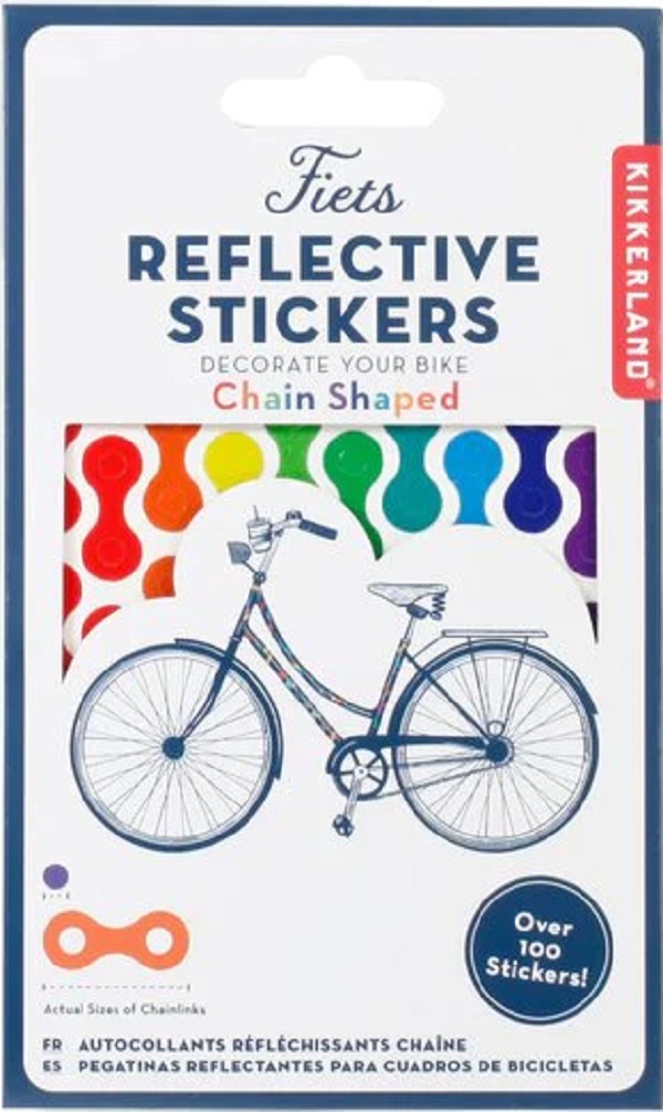 Stickere reflectorizante pentru bicicleta: Rainbow Chain