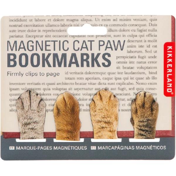 Set 4 semne de carte magnetice: Cat Paw