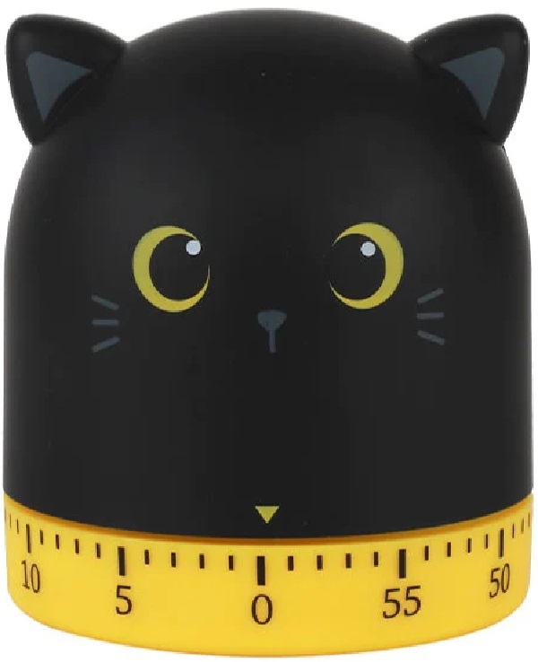 Cronometru pentru bucatarie: Pisica neagra