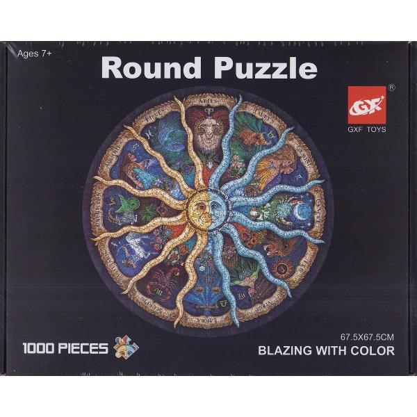 Puzzle rotund 1000 piese. Zodiac