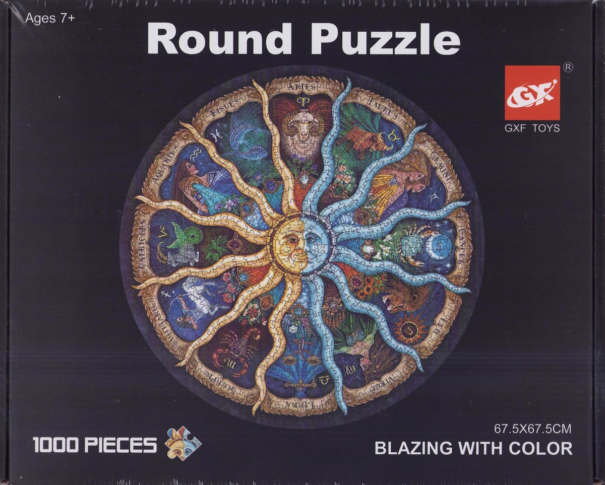 Puzzle rotund 1000 piese. Zodiac