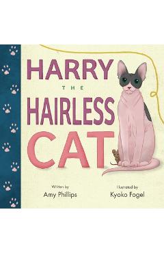 Coperta cărții 'Harry the Hairless Cat - Kyoko Fogel'
