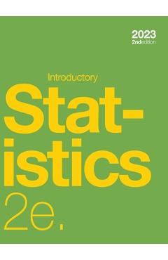 Coperta cărții 'Introductory Statistics 2e (hardcover, full color) - Barbara Illowsky'