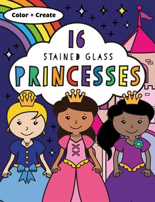 Stained Glass Coloring Princesses - Hannah Baldwin