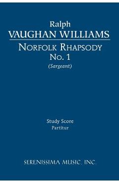 Coperta cărții 'Norfolk Rhapsody No.1: Study score - Ralph Vaughan Williams'