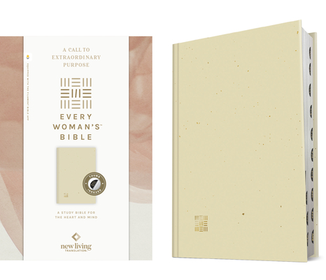 Coperta cărții 'NLT Every Woman's Bible (Hardcover, Gold Dust, Indexed, Red Letter, Filament Enabled) - Tyndale'