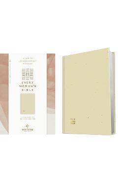 Coperta cărții 'NLT Every Woman's Bible (Hardcover, Gold Dust, Red Letter, Filament Enabled) - Tyndale'