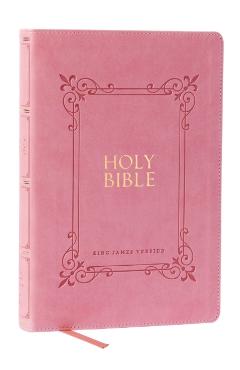 KJV Holy Bible: Large Print with 53,000 Center-Column Cross References, Pink Leathersoft, Red Letter, Comfort Print: King James Version - Thomas Nelson