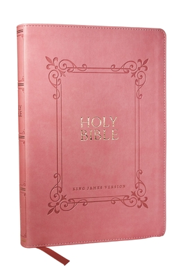 KJV Holy Bible: Large Print with 53,000 Center-Column Cross References, Pink Leathersoft, Red Letter, Comfort Print: King James Version - Thomas Nelson
