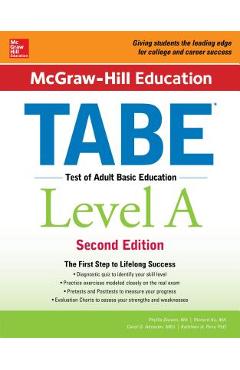 Coperta cărții 'McGraw-Hill Education Tabe Level A, Second Edition - Phyllis Dutwin'
