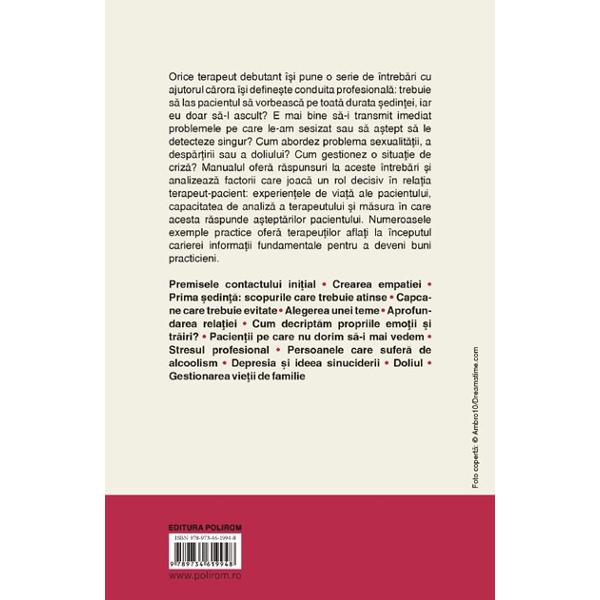 Primii pasi in psihoterapie. Manualul terapeutului - Laurent Schmitt