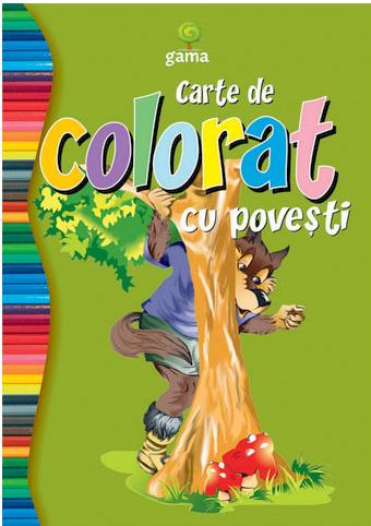 Carte de colorat cu povesti