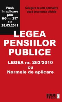 Legea pensiilor publice act. 28.03.2011