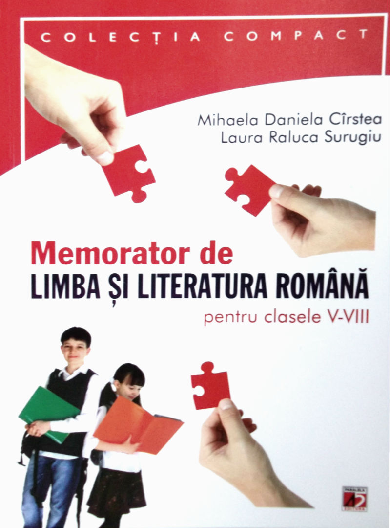 Coperta cărții 'Memorator de limba si literatura romana Cls V-VIII - Mihaela Daniela Cirstea'