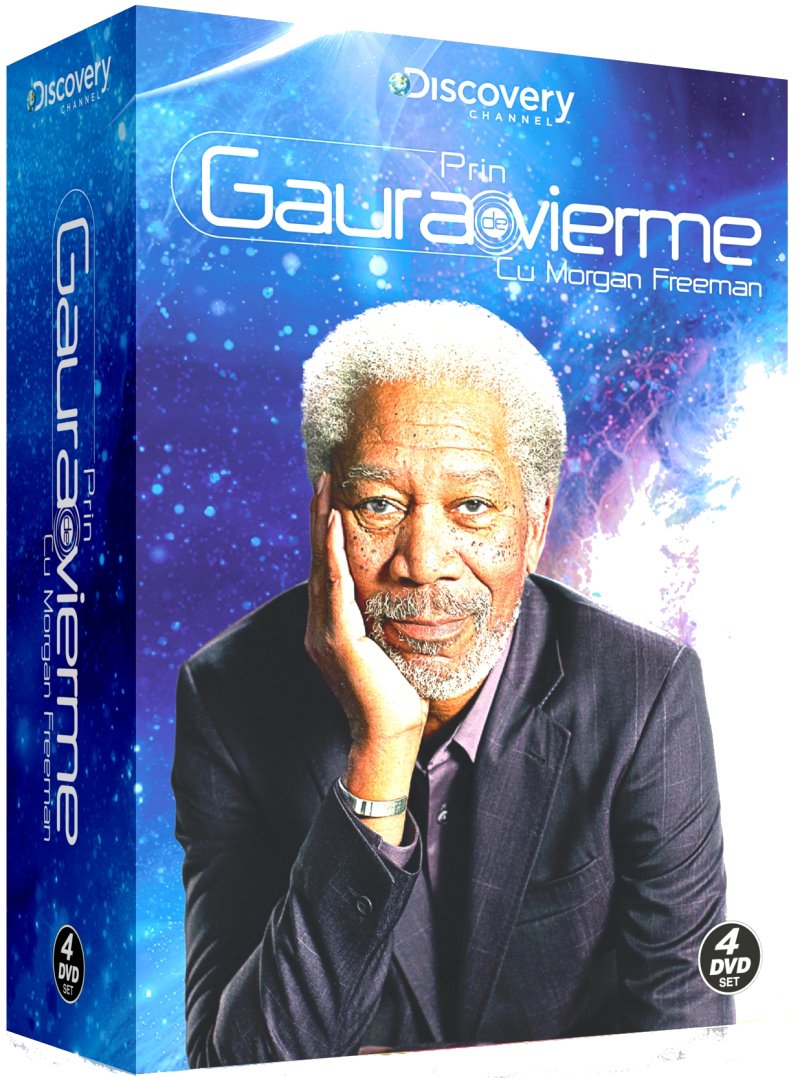 Imaginea produsului 'Box Prin Gaura De Vierme Cu Morgan Freeman (4 Dvd)'