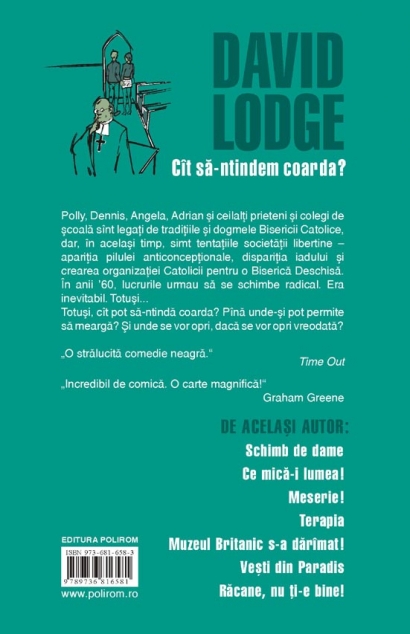 Coperta cărții 'Cit sa-ntindem coarda? - David Lodge'