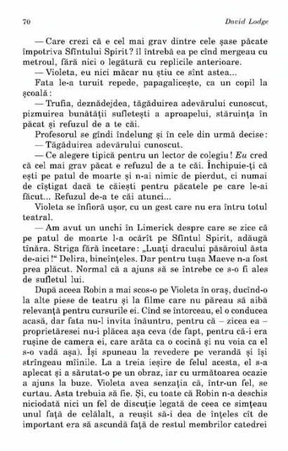 Coperta cărții 'Cit sa-ntindem coarda? - David Lodge'