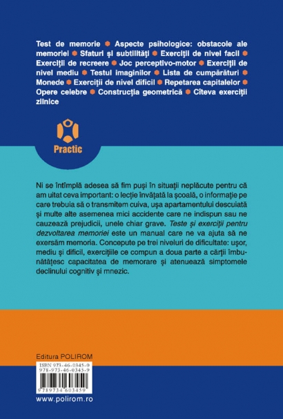  Teste si exercitii pentru dezvoltarea memoriei - Sandrine Coussinoux, Dominique Imbert