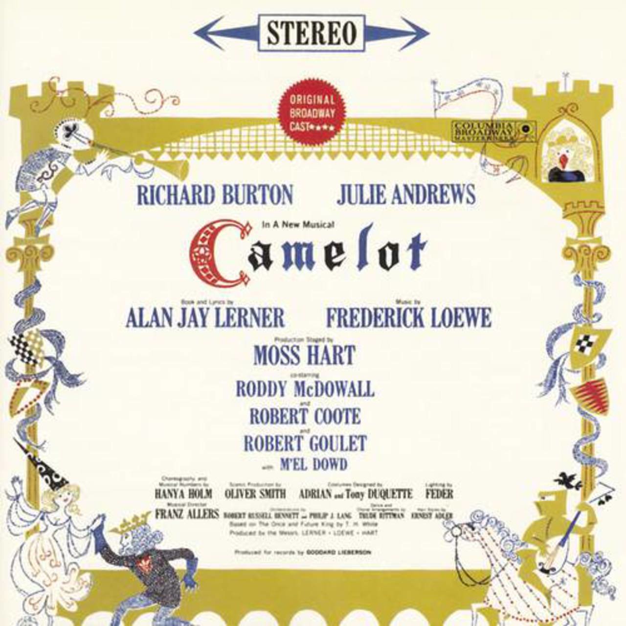 CD Camelot - Original Broadway Cast Recording - Richard Burton, Julie Andrews