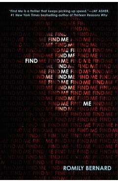 Coperta cărții 'Find Me - Romily Bernard'