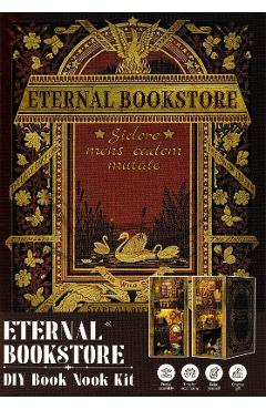 Imaginea produsului 'Puzzle 3D: Eternal Bookstore Book Nook'