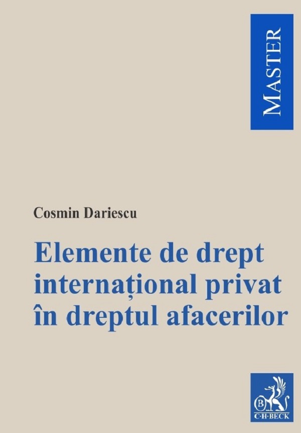 Elemente de drept international privat in dreptul afacerilor - Cosmin Dariescu