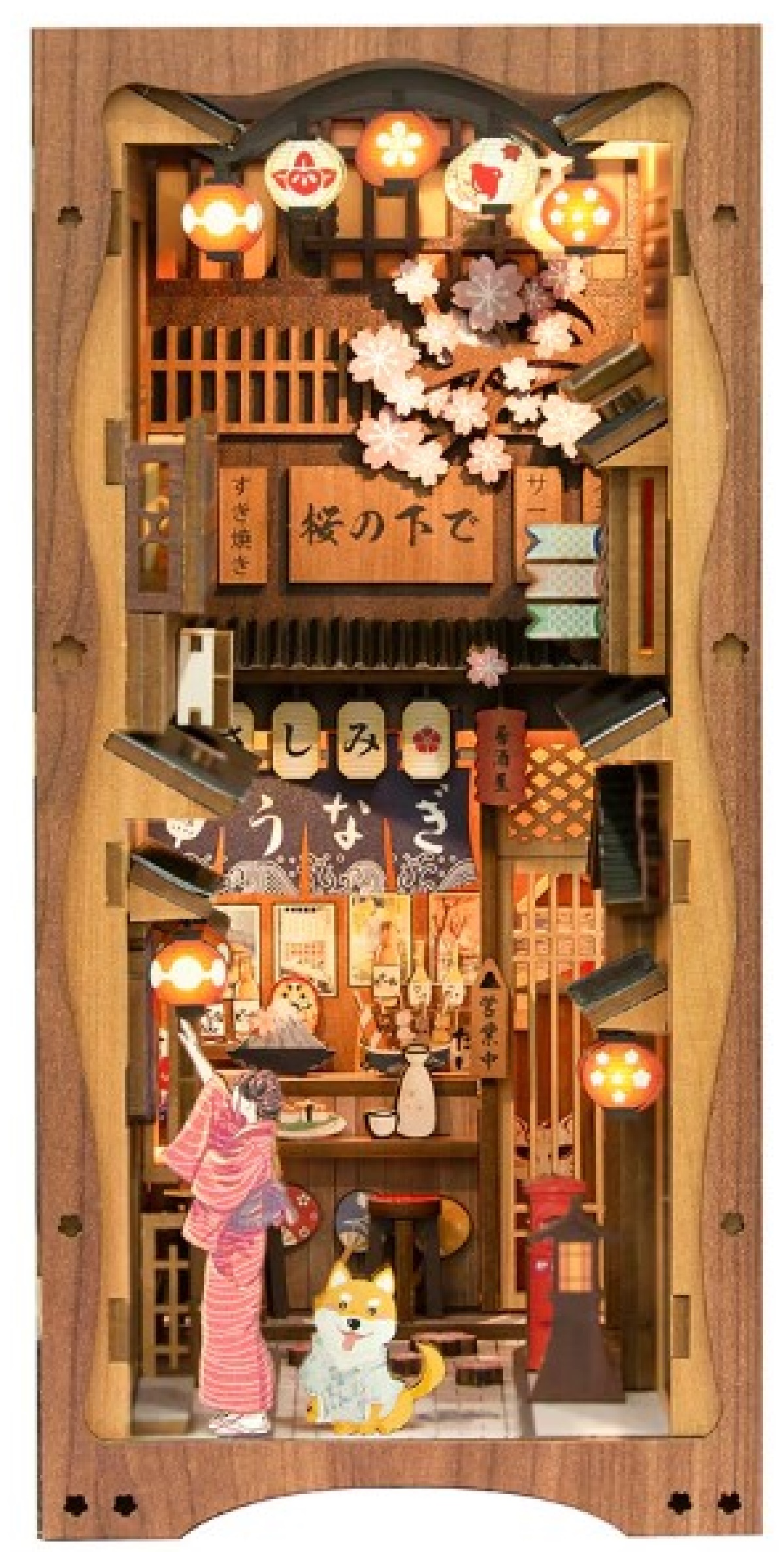 Puzzle 3D: Under The Sakura Tree Book Nook