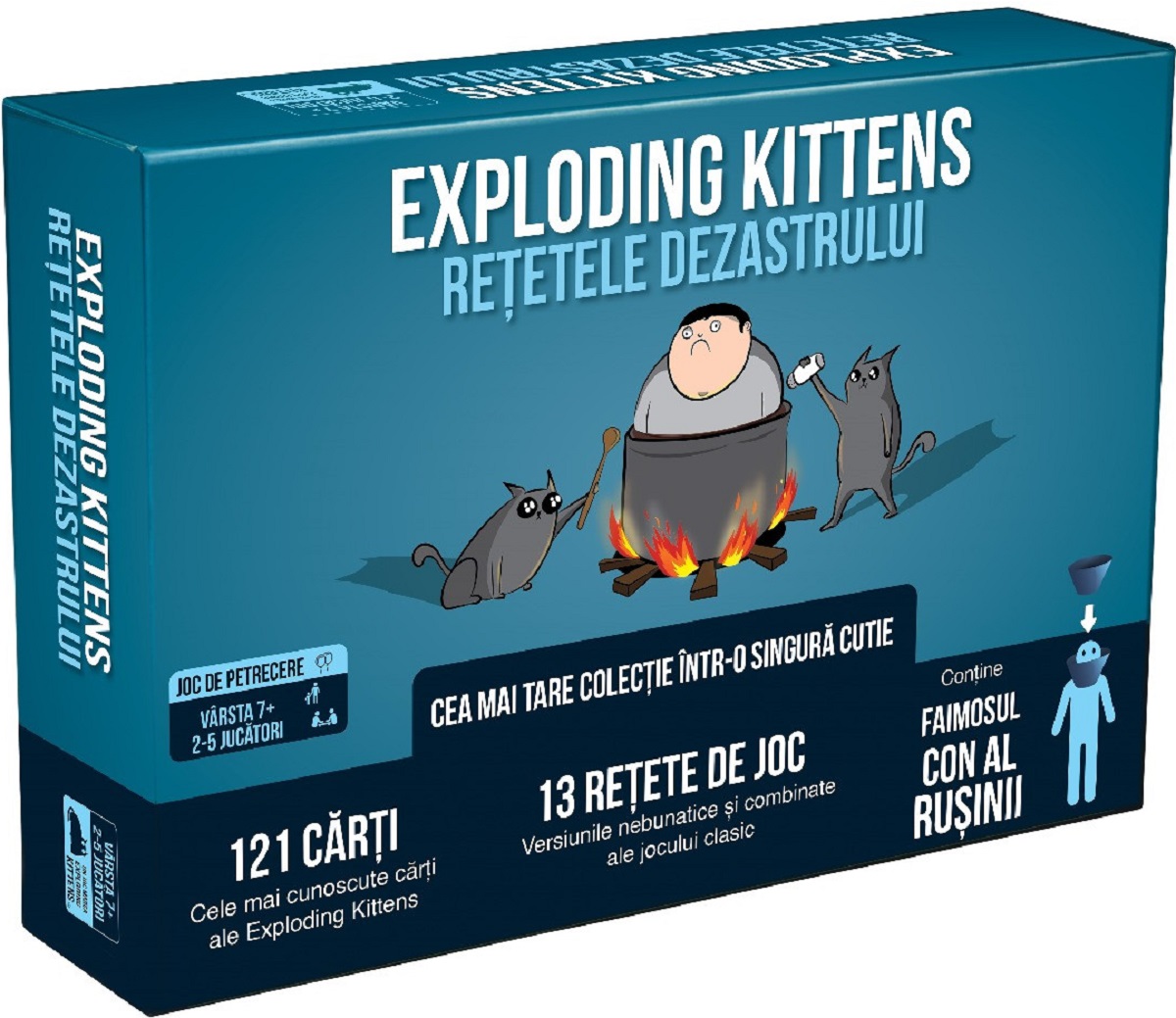 Joc: Exploding kittens. Retetele dezastrului