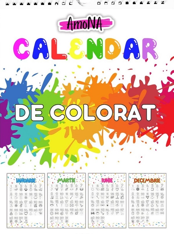 Calendar de colorat
