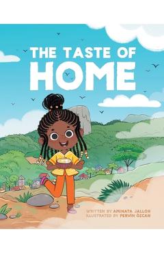 Coperta cărții 'The Taste of Home - Aminata Jalloh'