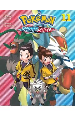 Coperta cărții 'Pokémon: Sword & Shield, Vol. 11 - Hidenori Kusaka'