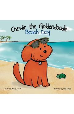 Coperta cărții 'Chewie the Goldendoodle: Beach Day - Monica Carson'
