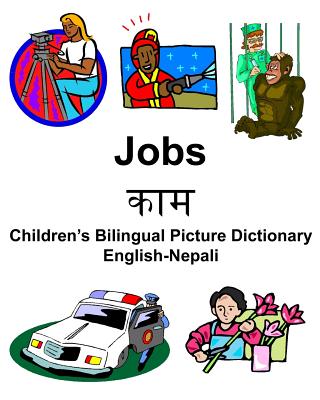Coperta cărții 'English-Nepali Jobs/काम Children's Bilingual Picture Dictionary - Richard Carlson'