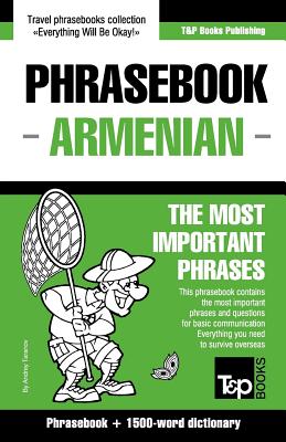 Coperta cărții 'English-Armenian phrasebook and 1500-word dictionary - Andrey Taranov'