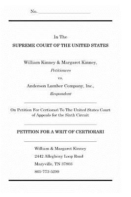 Petition for a Writ of Certiorari - William Kinney