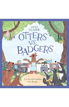 Coperta cărții 'Otters Vs Badgers - Anya Glazer'